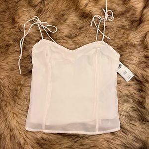 Abercrombie and Fitch tie strap cami tank top